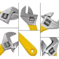 Herramientas Manuales,Llave De Tuercas Inglesa Francesa Ajustable