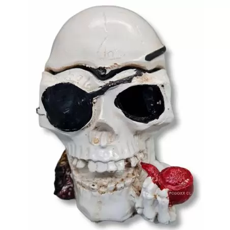 Otros,Cenicero Calavera Grande Pipa Mesa Diseño Creativo Reunion Evento Fiesta Halloween