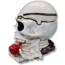 Otros,Cenicero Calavera Grande Pipa Mesa Diseño Creativo Reunion Evento Fiesta Halloween