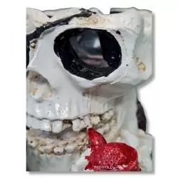 Otros,Cenicero Calavera Grande Pipa Mesa Diseño Creativo Reunion Evento Fiesta Halloween