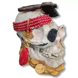 Otros,Cenicero Calavera Tesoro Monedas Mesa Diseño Creativo Reunion Evento Fiesta Halloween