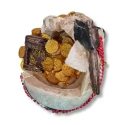 Otros,Cenicero Calavera Tesoro Monedas Mesa Diseño Creativo Reunion Evento Fiesta Halloween