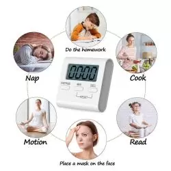 Timer Temporizadores,Timer Digital De Cocina Reloj Temporizador Cuadrado - Pro22