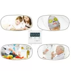 Timer Temporizadores,Timer Digital De Cocina Reloj Temporizador Cuadrado - Pro22