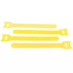 Otros,20x Cinta Amarra Cable Velcro Organiza Doble Faz Sujetacable - Amarillo