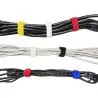 Otros,20x Cinta Amarra Cable Velcro Organiza Doble Faz Sujetacable - Rojo