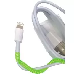 Cables de Datos y Carga,3x Protector Cable Espiral Colores Al azar Resorte Flexible Ajustable