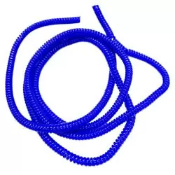 Cables de Datos y Carga,3x Protector Cable Espiral Azul Resorte Flexible Ajustable
