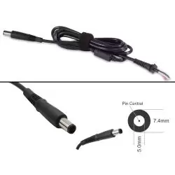 Adaptadores y Cables,Cable de Repuesto para Cargador de Notebook Punta HP/Dell Pin Central 7.4mm x 5.0mm
