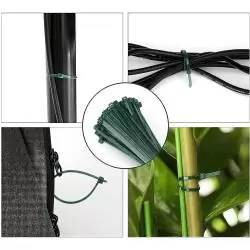 Otros,10x Pack Amarras Plasticas Para Amarrar Malla Reja De Hojas