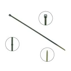 Otros,10x Pack Amarras Plasticas Para Amarrar Malla Reja De Hojas