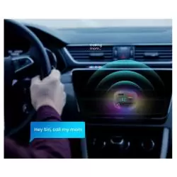 Transmisor FM Bluetooth Manos Libres,Adaptador Transmisor Fm Bluetooth Con Luz Para Auto Camioneta 7 Colores Dp20W