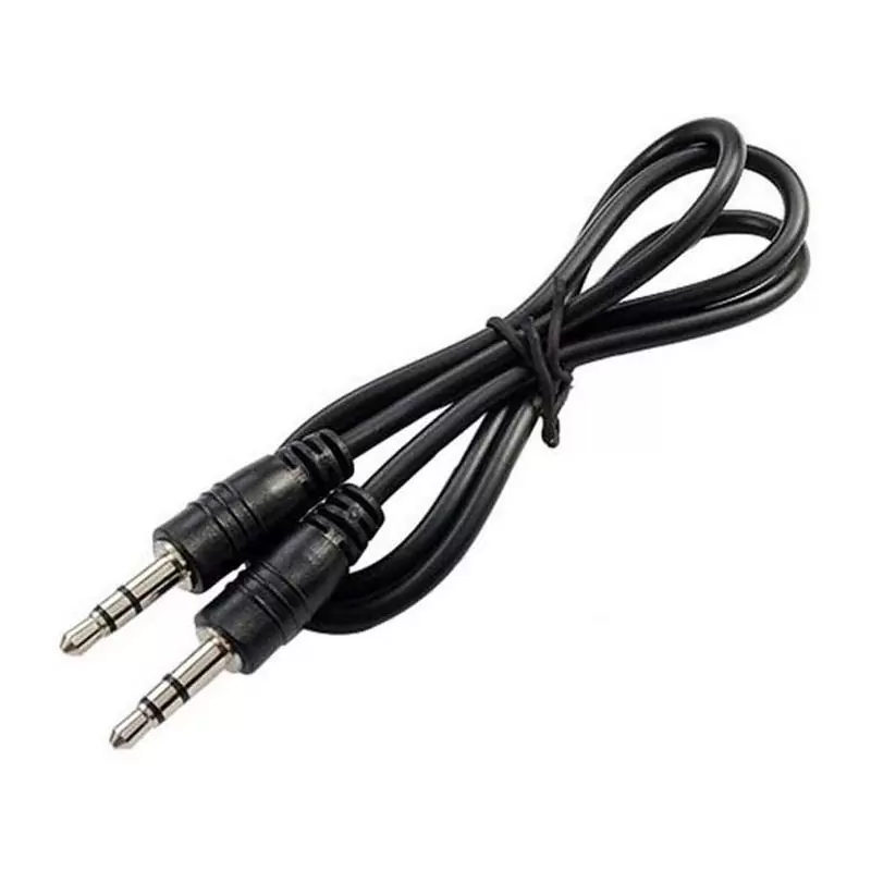 Cables de Audio,Cable Audio Auxiliar 1.5mts Negro 3.5mm Jack Macho / Macho
