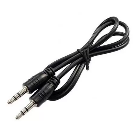 Cables de Audio,Cable Audio Auxiliar 1.5mts Negro 3.5mm Jack Macho / Macho