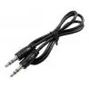 Cables de Audio,Cable Audio Auxiliar 1.5mts Negro 3.5mm Jack Macho / Macho