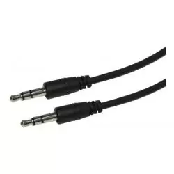 Cables de Audio,Cable Audio Auxiliar 1.5mts Negro 3.5mm Jack Macho / Macho