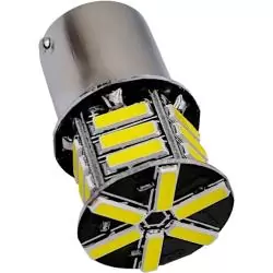 Otros,2XPack Ampolleta Led Para Auto 12V 21W Freno Antiniebla Estacionamiento 1 Contacto BA15S