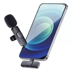Micrófono Karaoke y Accesorios,Micrófono Inalámbrico De Solapa Para Celular Con Tipo-c