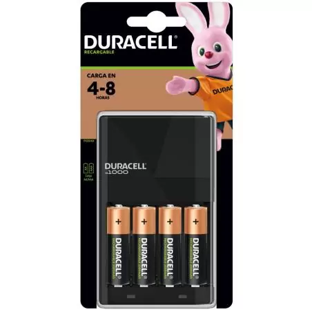 Cargadores de Pilas (Con y sin Pilas),Cargador de Pila Duracell AAA y AA Recargables Con Pilas