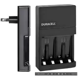 Cargadores de Pilas (Con y sin Pilas),Cargador de Pila Duracell AAA y AA Recargables Con Pilas