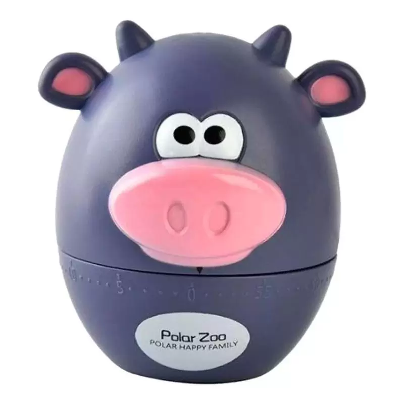 Timer Temporizadores,Timer Cocina Con Forma De Vaca Loca Oscura Reloj Temporizador A Cuerda