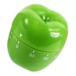 Timer Temporizadores,Timer Cocina Con Forma De Pimenton Verde Reloj Temporizador A Cuerda
