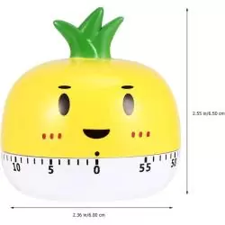 Timer Temporizadores,Timer Cocina Con Forma De Piña Reloj Temporizador A Cuerda
