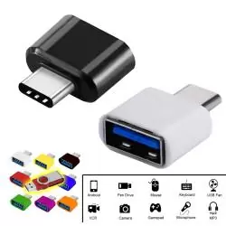 Adaptadores de Audio, BT y OTG,Adaptador Otg Usb A Type C / Usb A Tipo C Usb - Adaptador Rigido