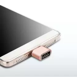 Adaptadores de Audio, BT y OTG,Adaptador Otg Usb A Type C / Usb A Tipo C Usb - Adaptador Rigido