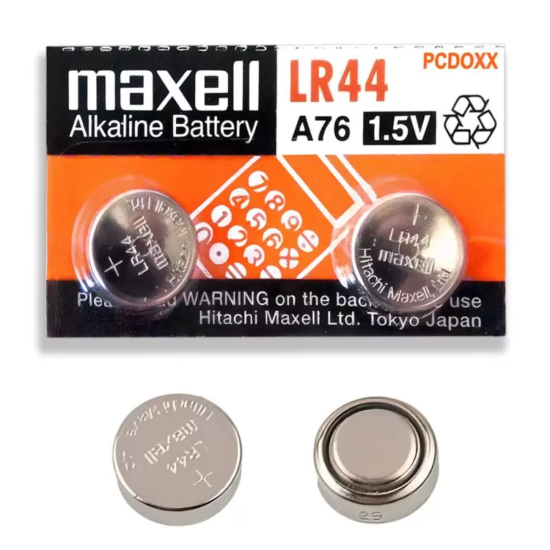 Maxell LR44 - AG13 - A76 - Pila Botón Alcalina 1,5 V