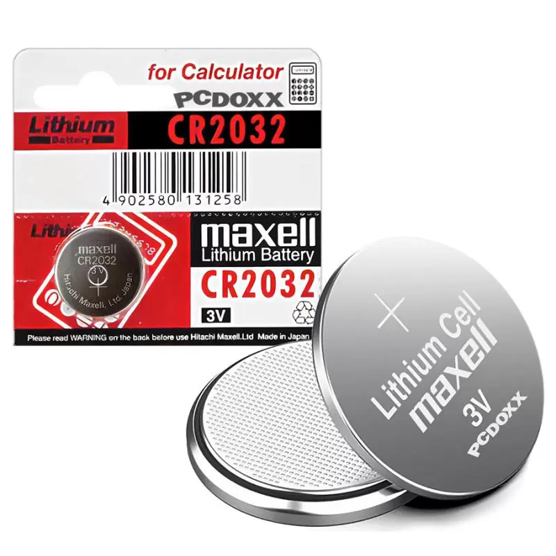 Pila de botón de litio Maxell CR2032