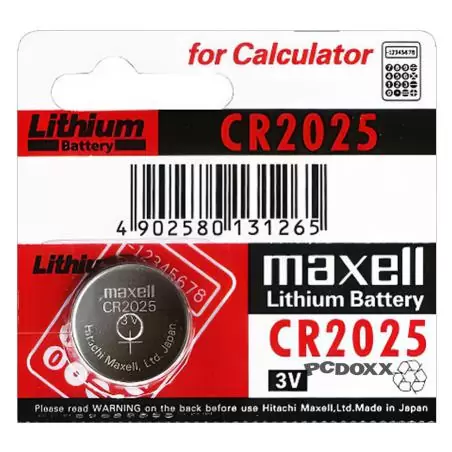 Ofertas en 1X Pila Cr2025 Maxell Bateria Litio 3v Boton Reloj Partes