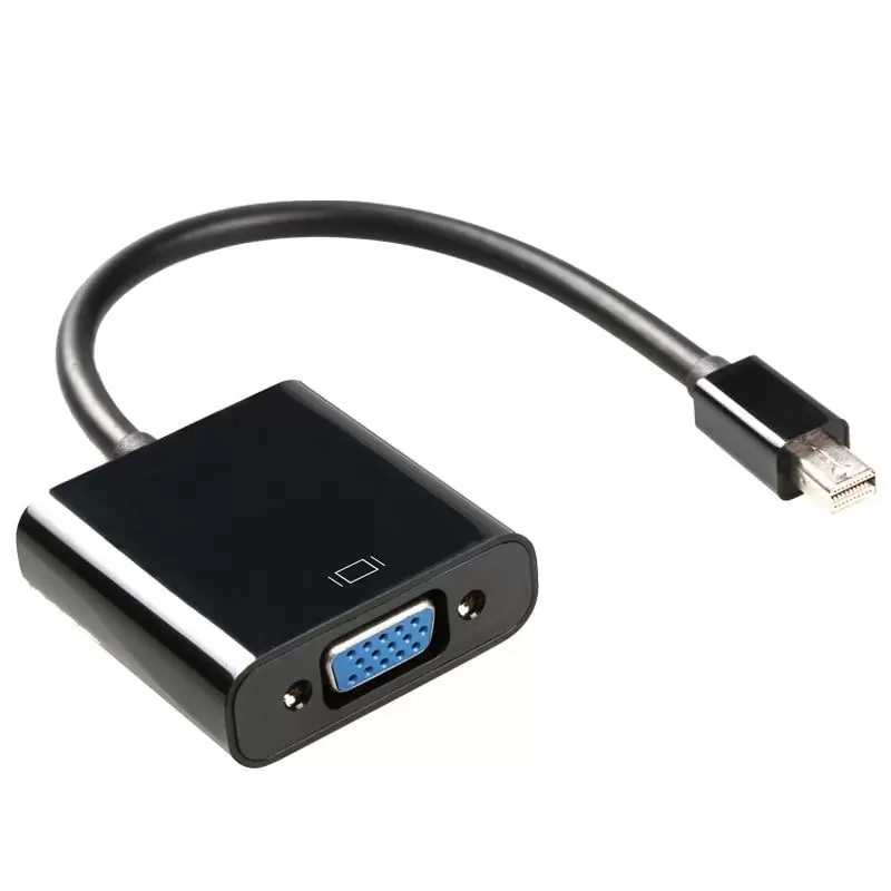 Adaptador de Video y Conversor,Cable Adaptador Thunderbolt Mini Displayport A Vga Para Macbook MDP