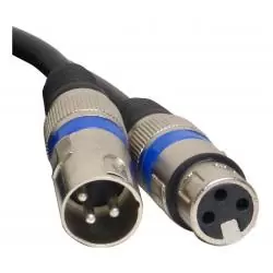 Cables de Audio,Cable Extension Xlr Canon Dmx 10mts Macho A Hembra