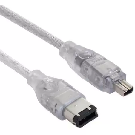 Adaptadores y Cables,Cable Firewire Ieee1394 4p 6p 400mbps Minidv 4 Pin A 6 Pin ilink Corto