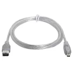 Adaptadores y Cables,Cable Firewire Ieee1394 4p 6p 400mbps Minidv 4 Pin A 6 Pin ilink Corto