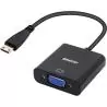 Adaptador de Video y Conversor,Adaptador de Puerto Mini HDMI a VGA con Audio - MINI