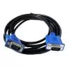 Cables de Video,Cable Vga 10 Metros Video Rgb Db15 Monitor Datashow Tv Proyector