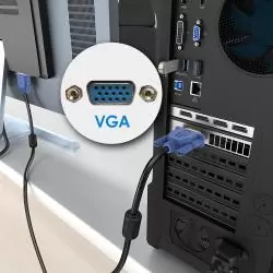 Cables de Video,Cable Vga De 3mts Para Monitor, Tv, Proyector Video Rgb Db15