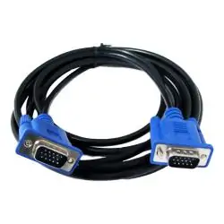 Cables de Video,Cable Vga De 5mts Para Monitor, Tv, Proyector Video Rgb Db15