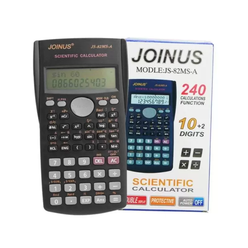 Calculadoras,Calculadora Cientifica 240 JS-82MS-A Funciones Tapa Protectora