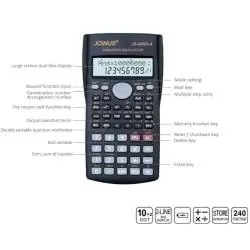 Calculadoras,Calculadora Cientifica 240 JS-82MS-A Funciones Tapa Protectora