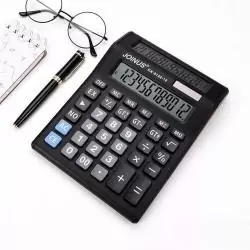 Calculadoras,Calculadora Doble Pantalla Lcd A Pila Comercio Negocio Colegio - 8122