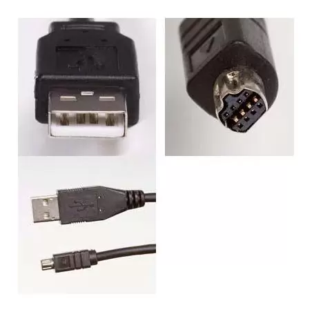 Adaptadores y Cables,Cable Camara Digital Nikon UC-E1 UCE1 de Nikon CoolPix 8700, 5700, 5400, 5000, 4500, 4300, 995, 900