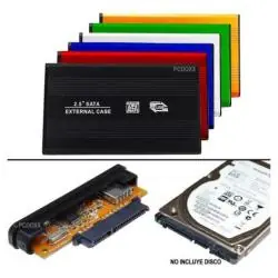 Accesorios Almacenamiento,Cofre SATA Case Disco Duro 2.5 Usb Hd Notebook - Color Azar