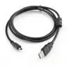 Adaptadores y Cables,Cable Para Camara Nikon USB Uc E4 E5 D40 D50 D60 D70 D80 D90 D200 D300 D700 - Mini V3 Negro