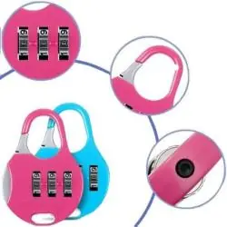 Candado Con Clave Para Equipaje, Lockers,maletas, Etc. - CARTERA