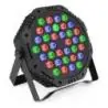 Foco 36 Par Ligth Led Mini Flat 3 Colores Para Fiesta