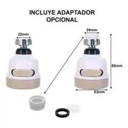 Difusor Lavaplatos Llave Cocina Ahorrador Agua Lluvia Ahorro - CLASSIC