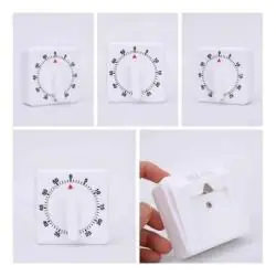 Timer Temporizadores,Timer Cocina Reloj Temporizador A Cuerda - CUADRADO V2